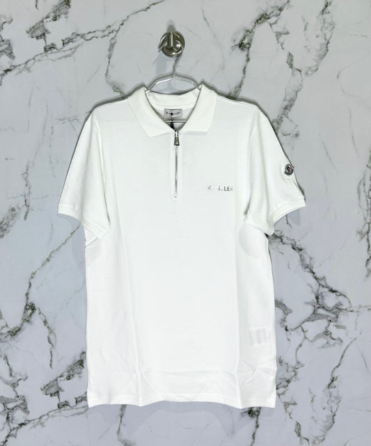 MONCLER Tipo Polo Algodon Blanco