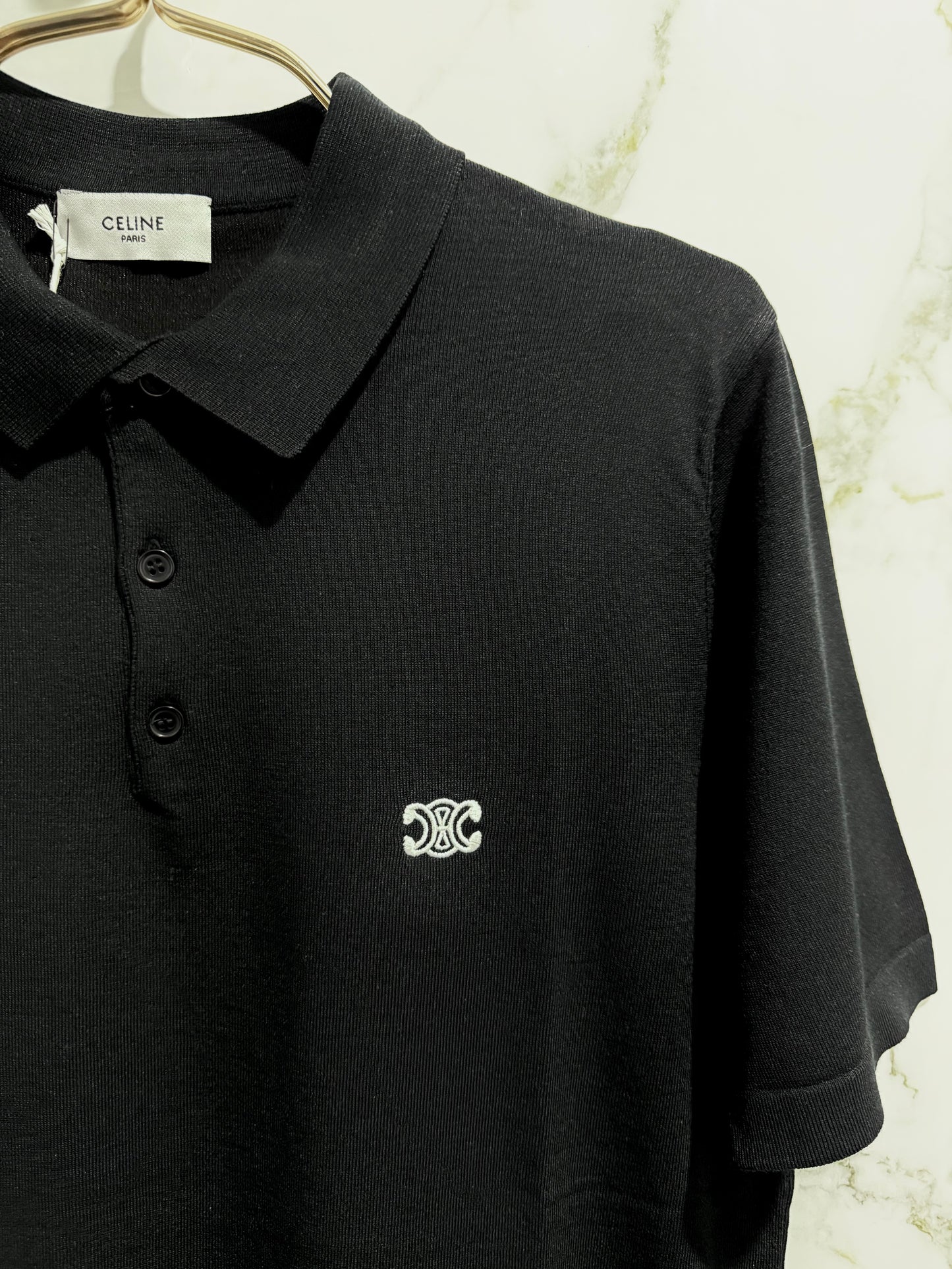 CELINE Polo Calidad Alta Negro
