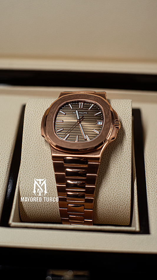 Patek Philippe Nautilus Rose Gold Brown Dial