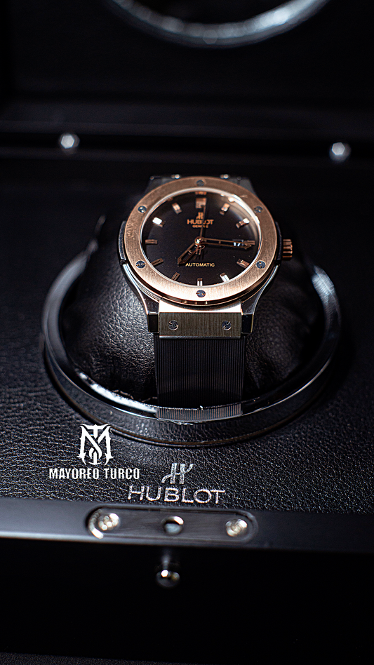 Hublot Classic Fusion King Gold Black Dial