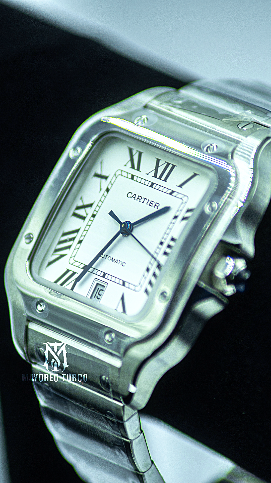 Cartier Santos de Cartier Large White Dial