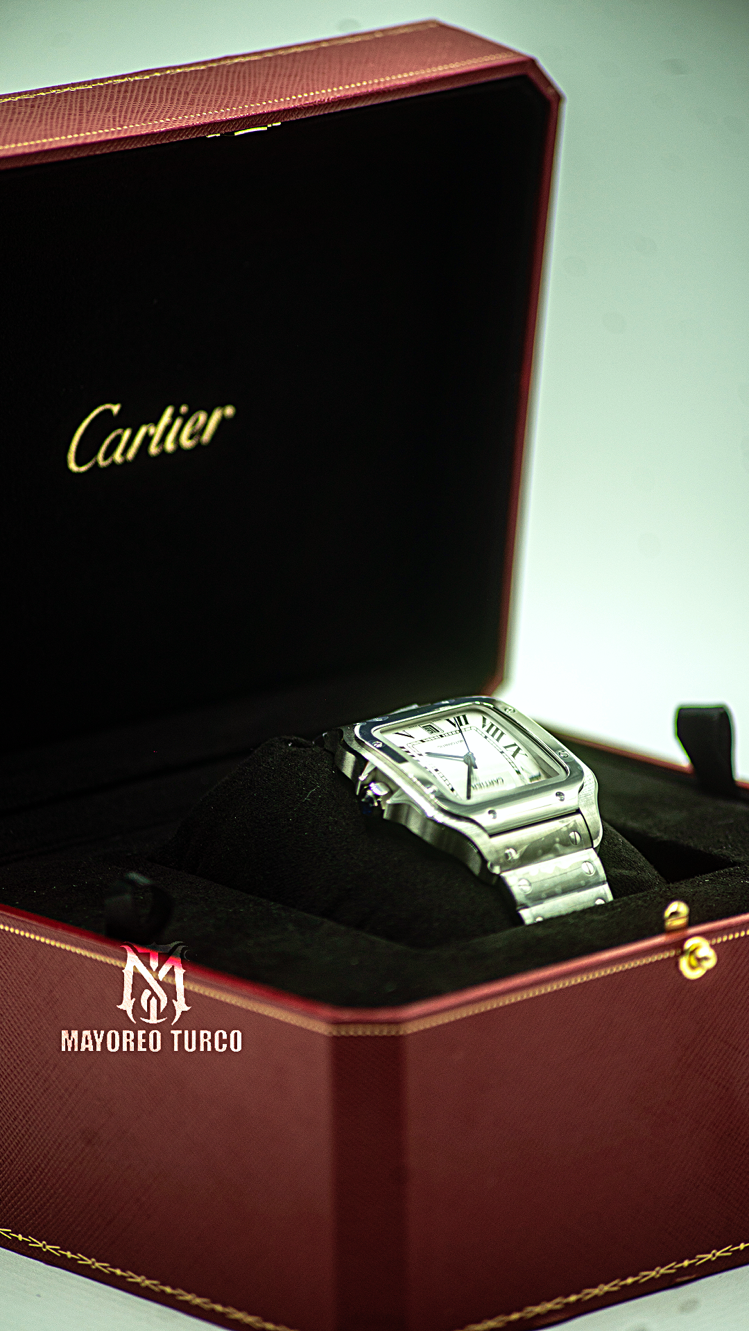 Cartier Santos de Cartier Large White Dial