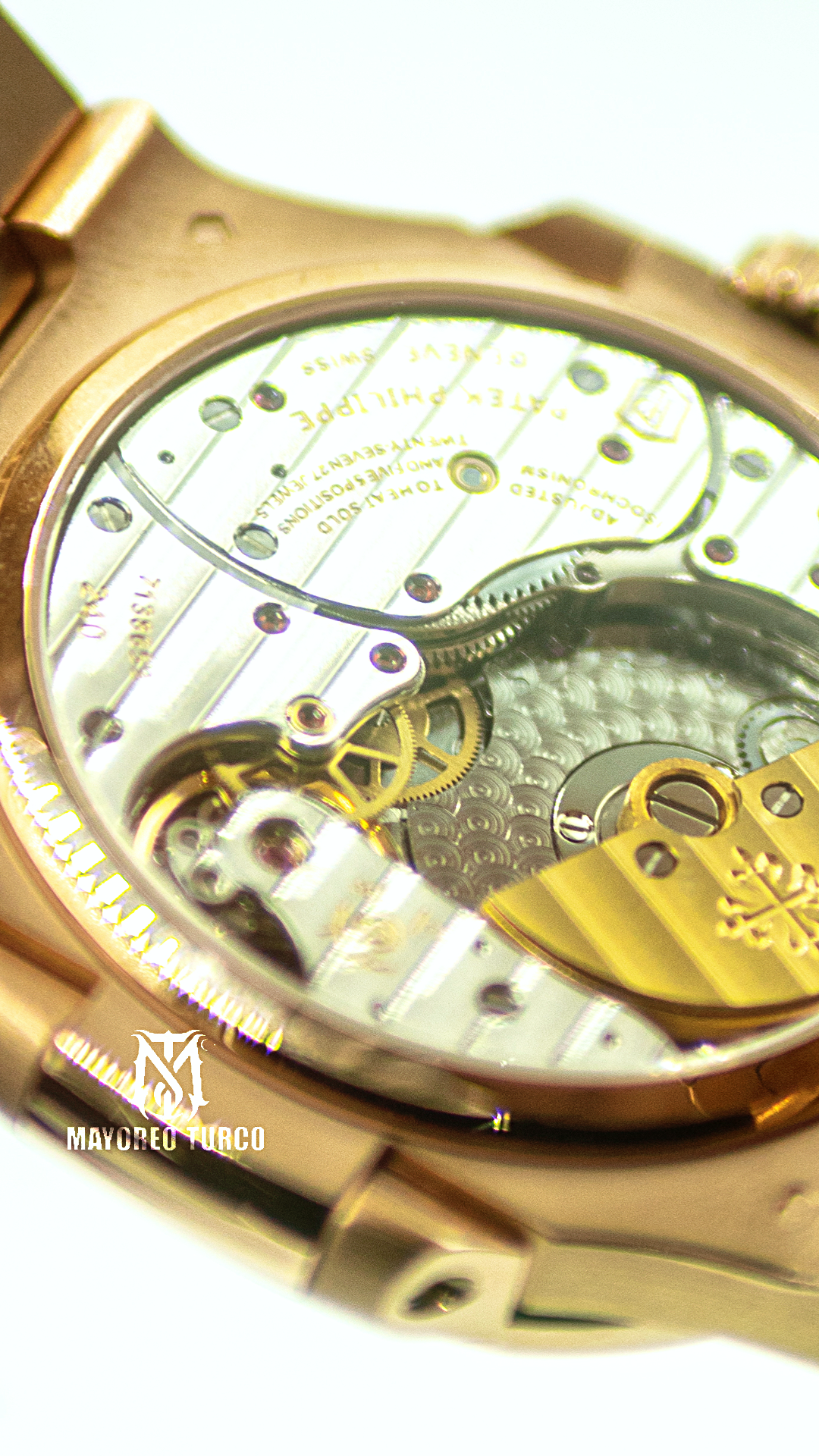 Patek Philippe Nautilus Moonphase Rose Gold Brown Dial