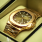 Patek Philippe Nautilus Rose Gold Brown Dial