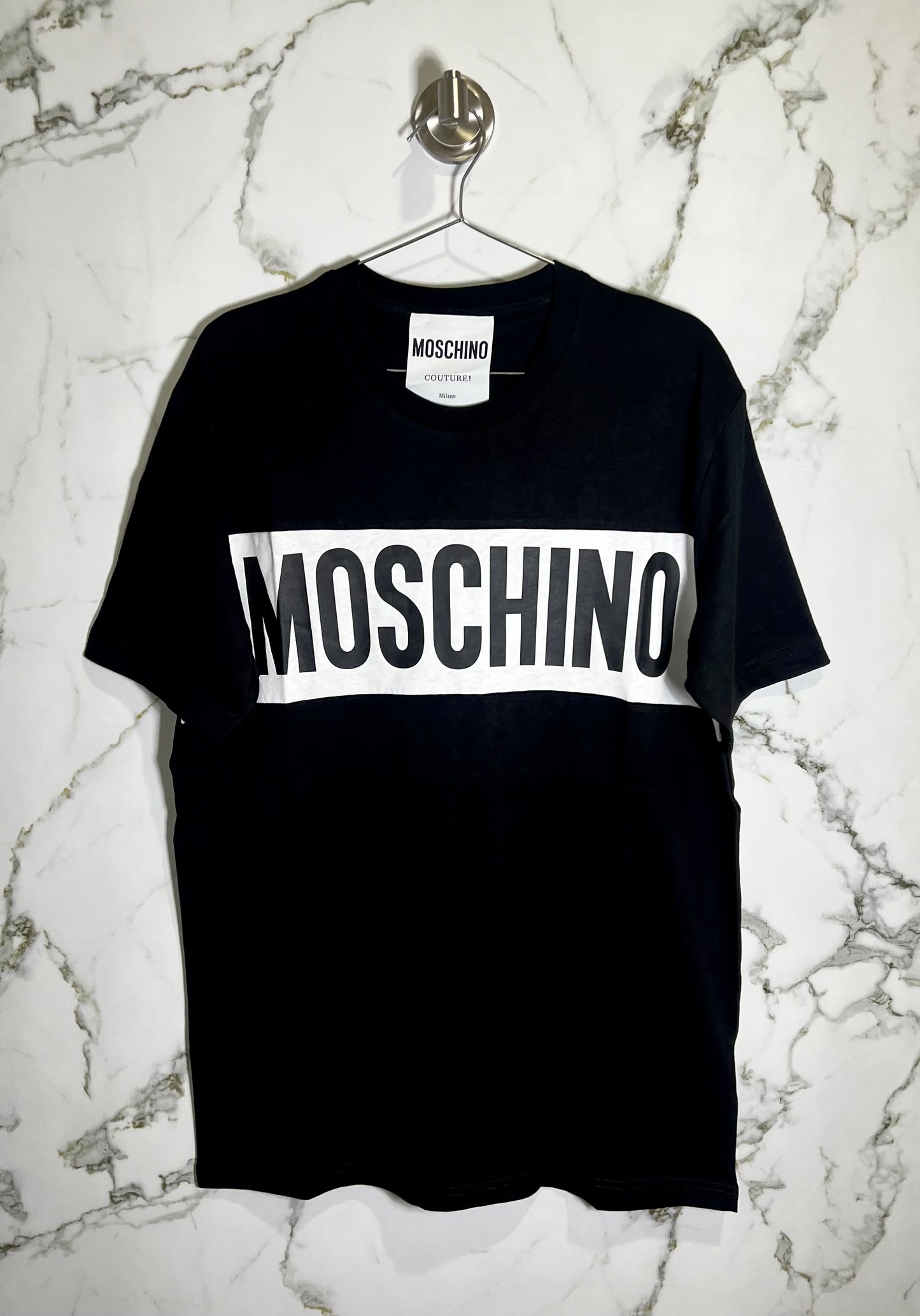 MOSCHINO 100% Algodon Negro