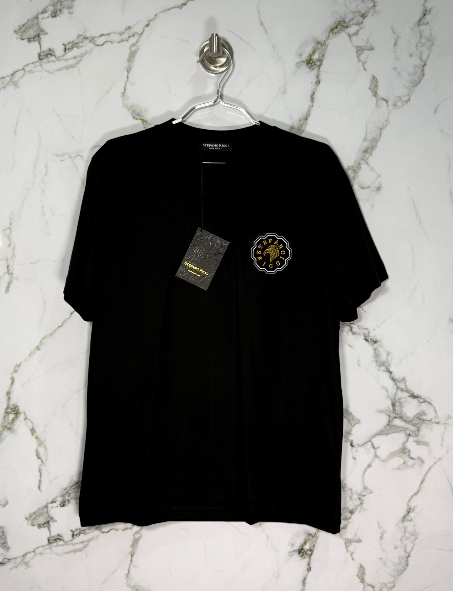 STEFANO RICCI 100% Algodon Negro