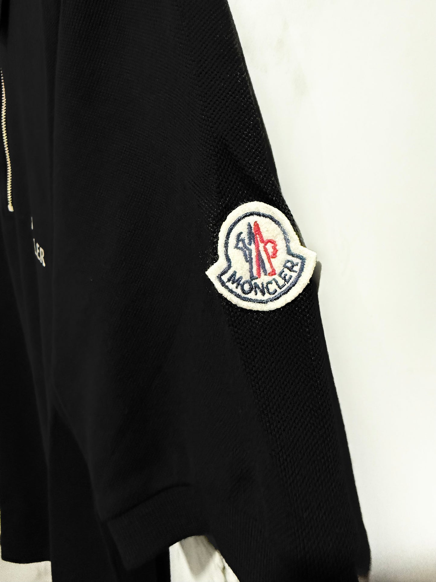 MONCLER Tipo Polo Algodon Negro