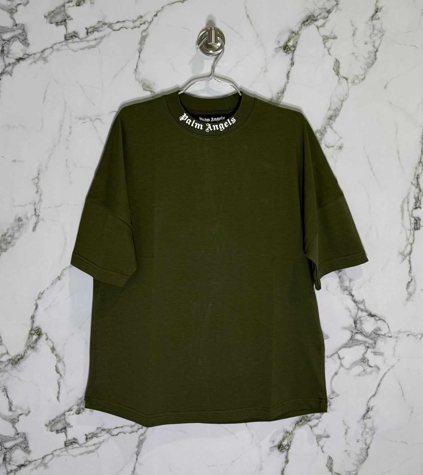 Palm Angels 100% Algodon Verde Militar