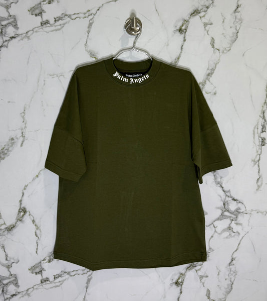 Palm Angels 100% Algodon Verde Militar