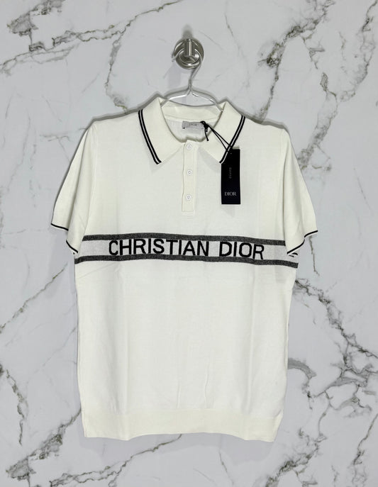 DIOR Tipo Polo Algodon Blanco