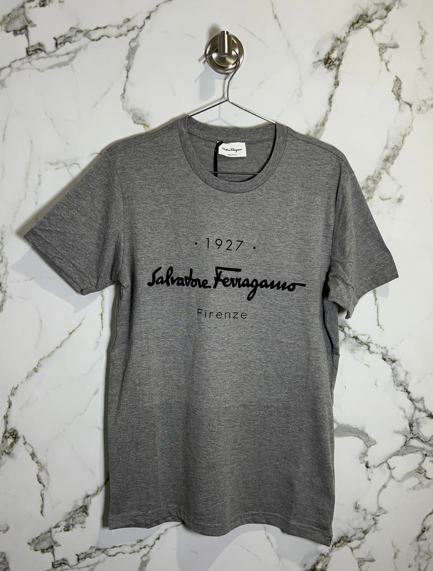 Salvatore Ferragamo 100% Algodon Gris