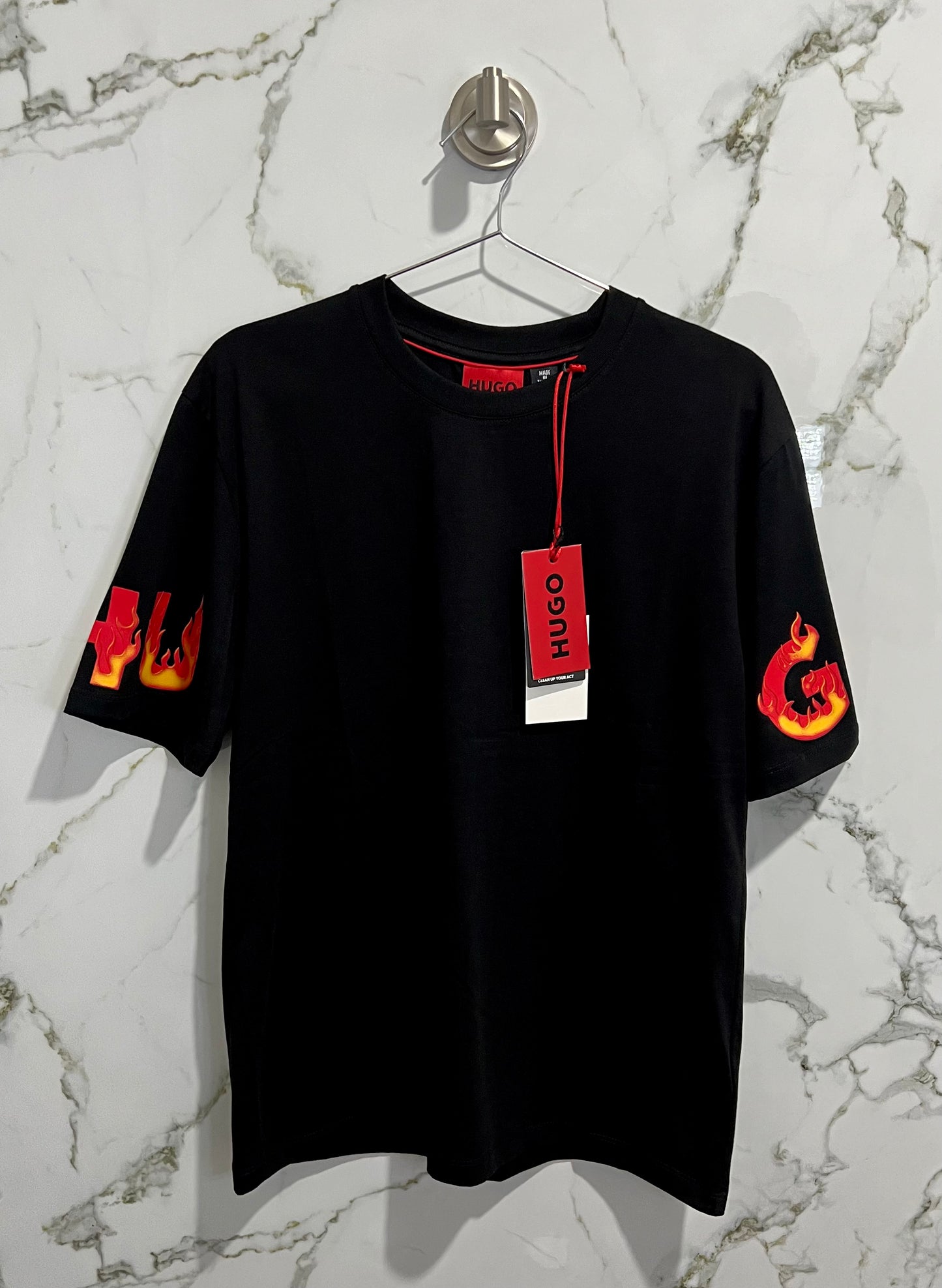 HUGO Spandex Negro