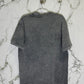 BALENCIAGA 100% Algodon Acid Wash Gris