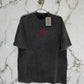 BALENCIAGA 100% Algodon Acid Wash Negro