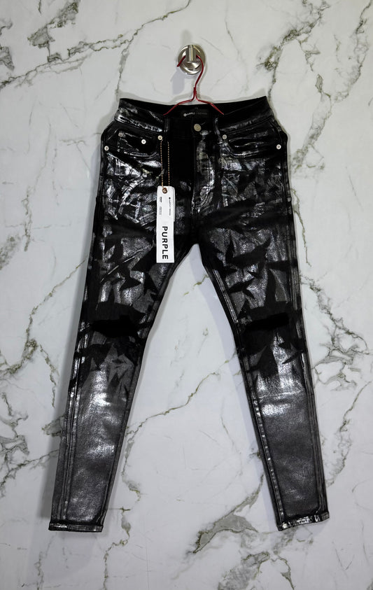 Pantalon PURPLE BRAND Negro / Plata
