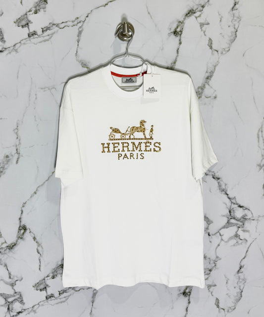 HERMES 100% Algodon Blanco