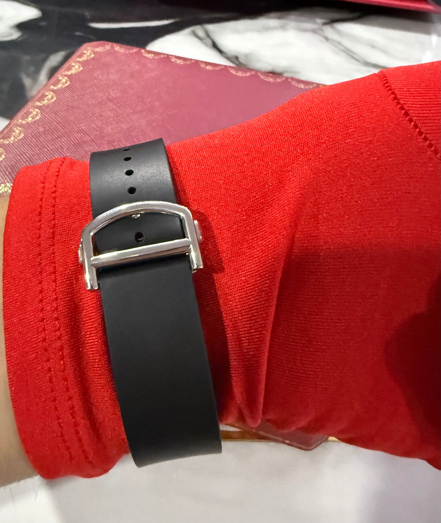 Reloj Santos de Cartier Large Black