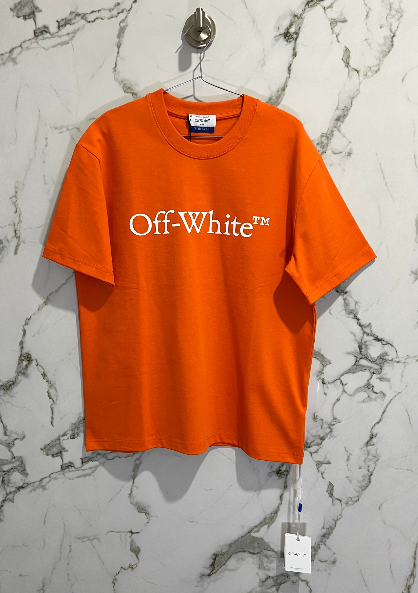 Off-White 100% Algodon Naranja