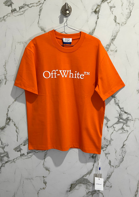 Off-White 100% Algodon Naranja