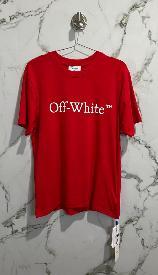 Off White Spandex Rojo